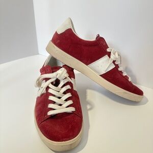 ECCO Street lite suede Sneaker; color: morillo (burgundy) sz8.5/39